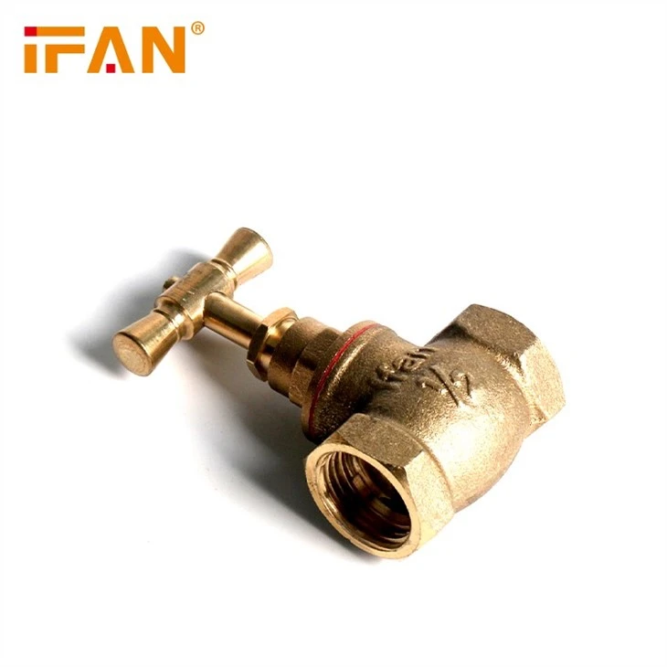 Brass Double Female Bibcock